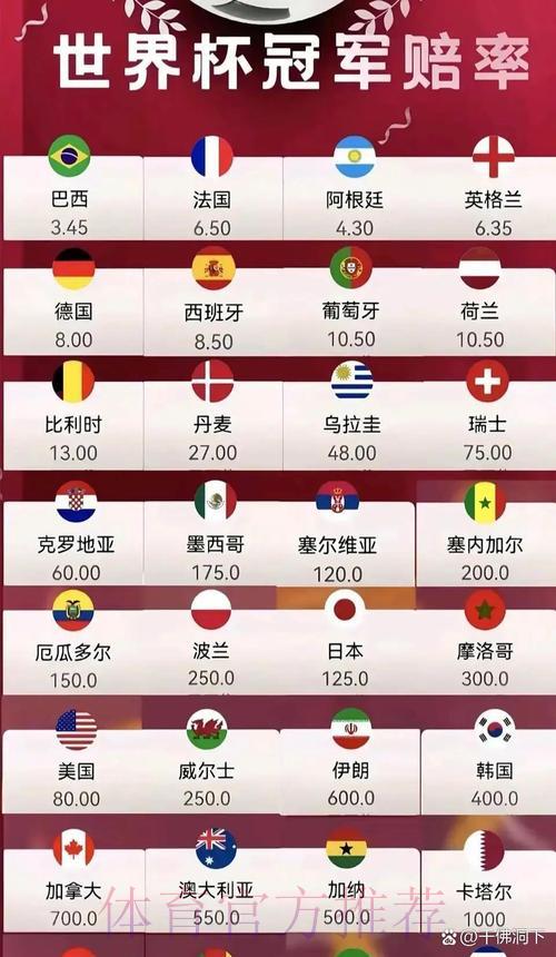 2026年世界杯赔率深度解析与走势预测
